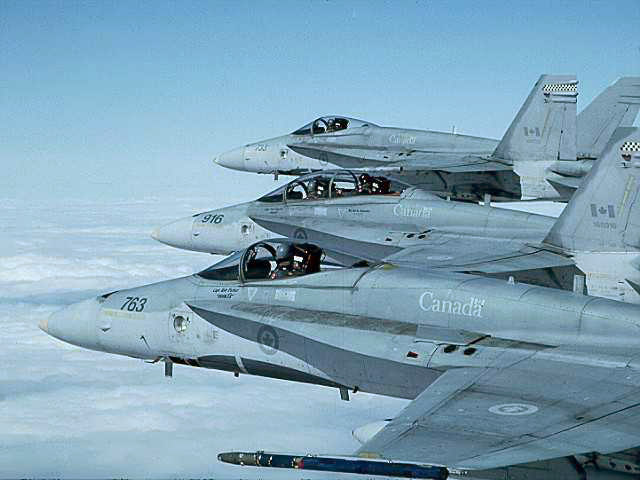 Photo of CF-18's